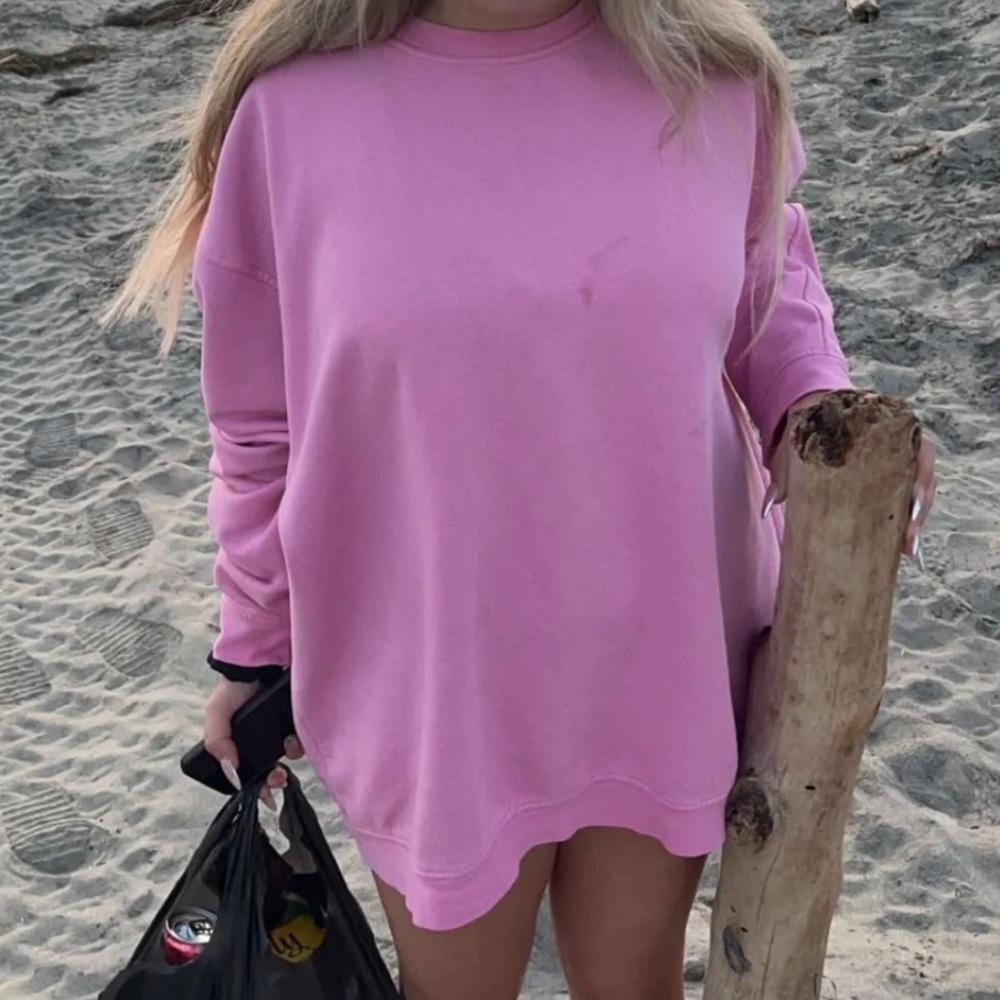 Pink hoodie